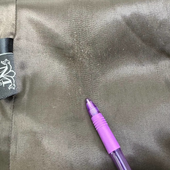 Mackage‎ wool/cashmere coat leather trim - Picture 11 of 16